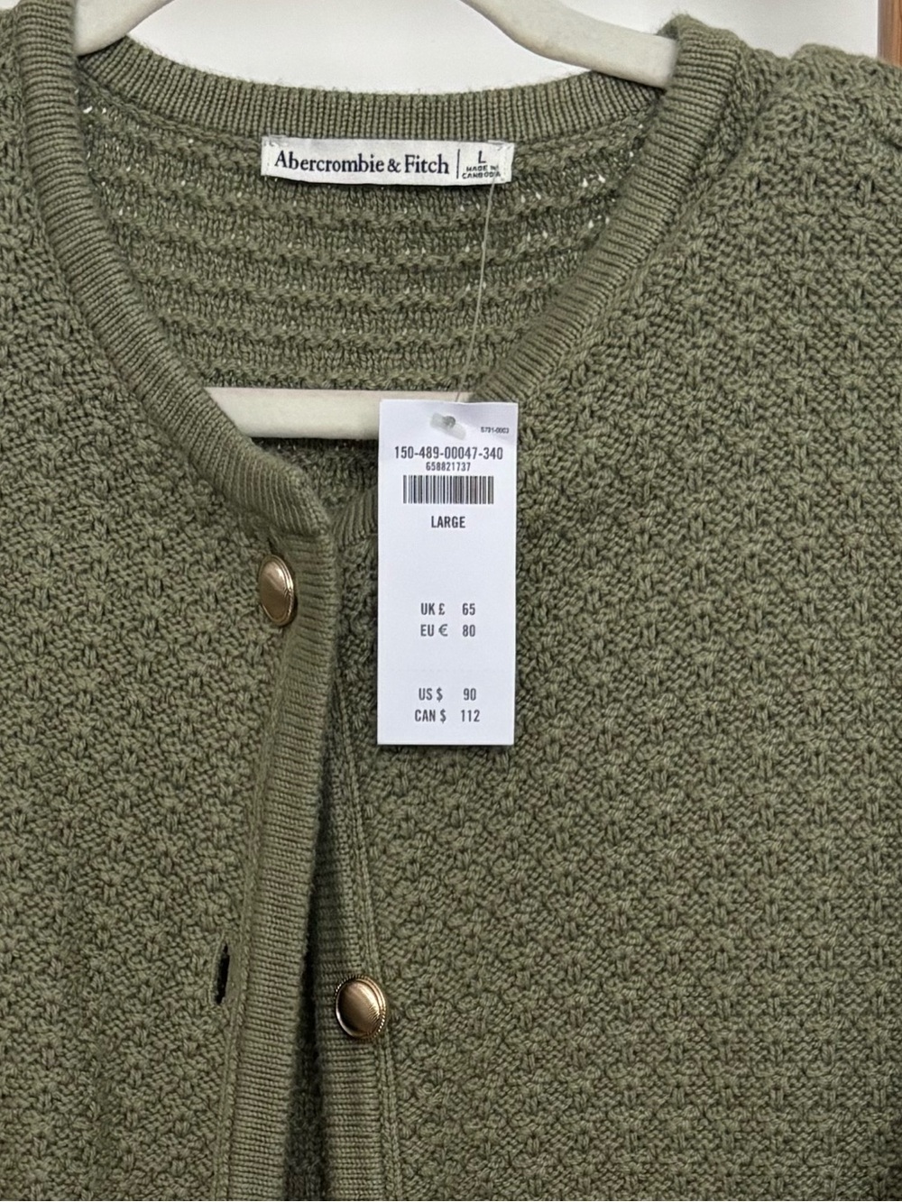 Abercrombie & Fitch- Sage Cardigan - Picture 3 of 3